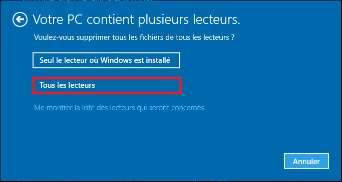 restaurer Windows 10 – 6