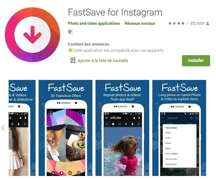 FastSave For InstaGram