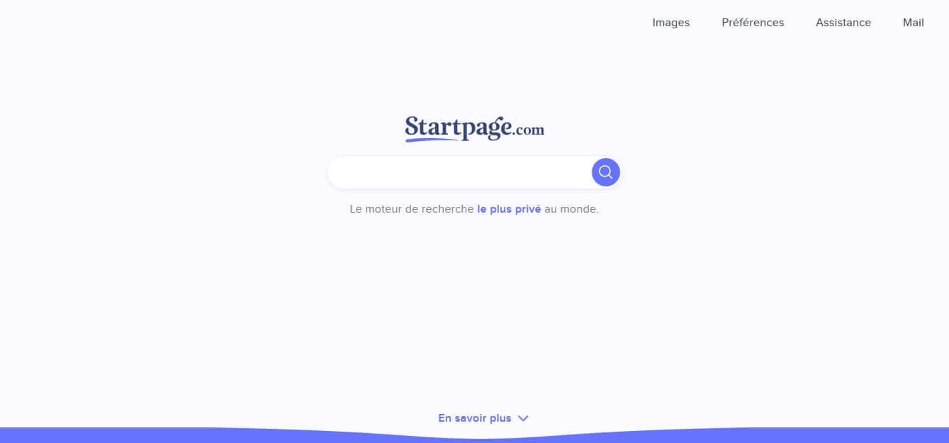 Start Page Moteur de recherche