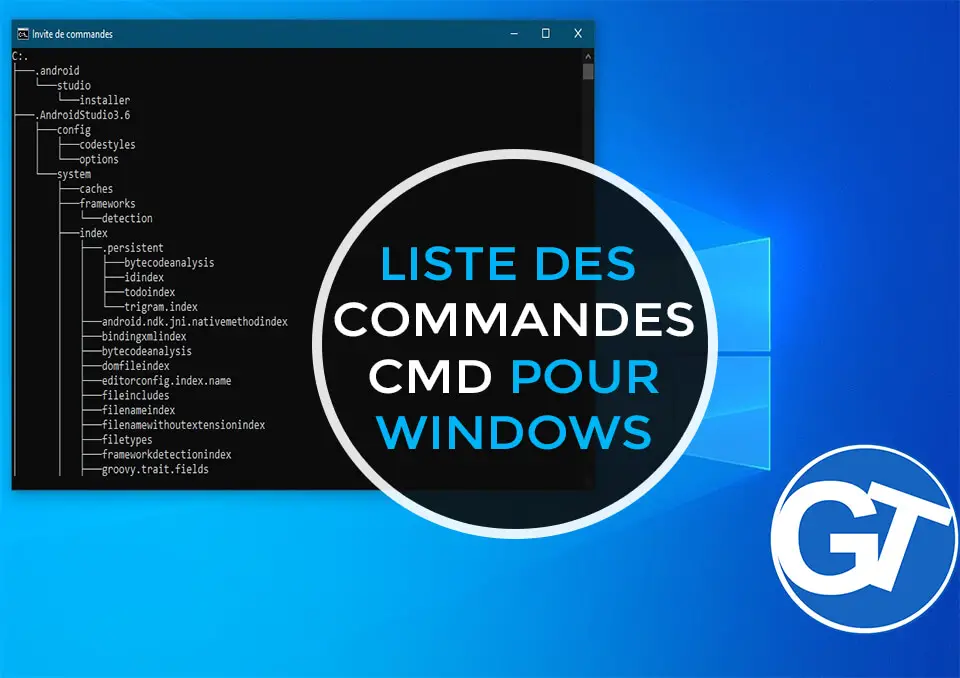 Liste complète des commandes CMD Windows rangée de A à Z